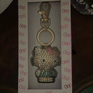 Hello Kitty Rhinestone Keychain